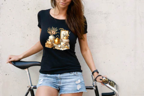 Gold Spring Cozy Home Sublimation Clipart Sublimation SVGArt 