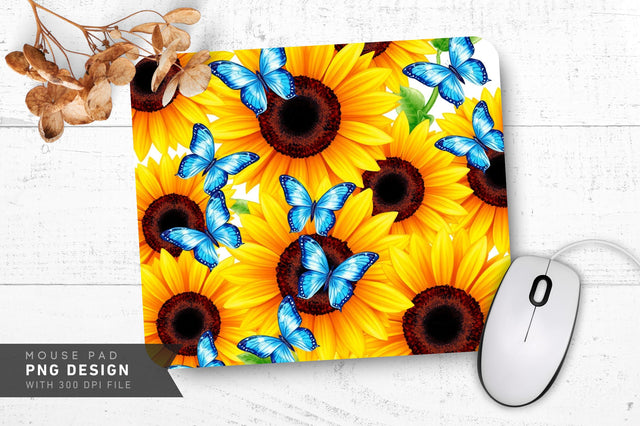 Golden Blossoms Mousepad Sublimation Regulrcrative 