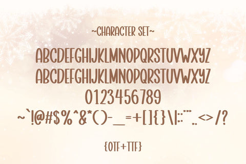 Golden Christmas Font Masyafi Studio 