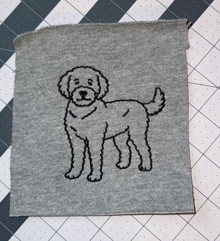 Golden Doodle Bundle with Bow Embroidery/Applique DESIGNS Stitched Haus 