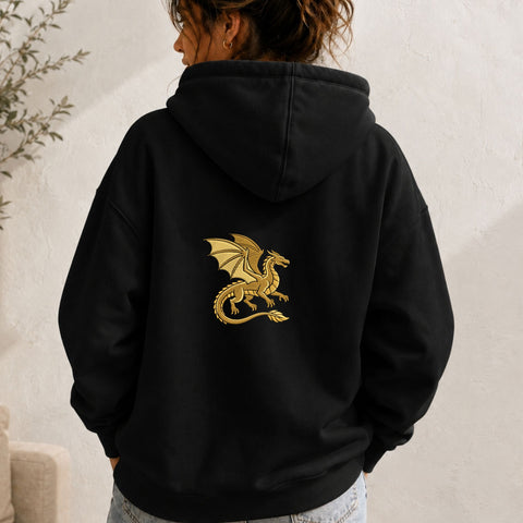 Golden Dragon Machine Embroidery Design – Fantasy Flying Dragon Embroidery File Embroidery/Applique DESIGNS PatternFeed8 