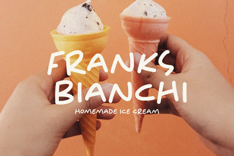 Golden Ember - All Caps Handwritten Font Font Timur type 