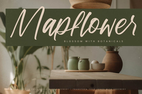 Golden Forest - Modern Handwritten Script Font Letterena Studios 