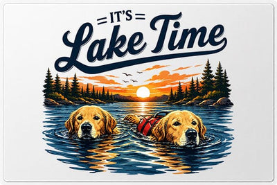 Golden Retriever Lake Life PNG Dog Lover Summer Lake Design SVG BillahCrafts 