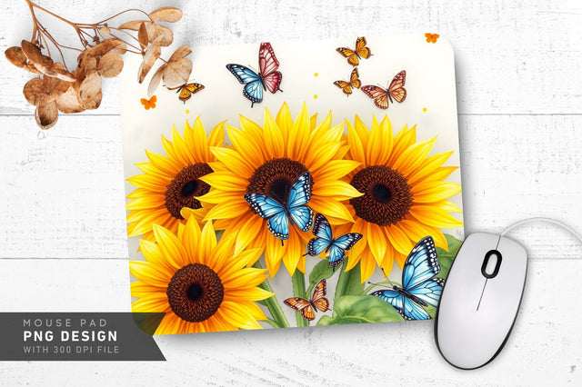 Golden Rustic Charm Mousepad Sublimation Regulrcrative 