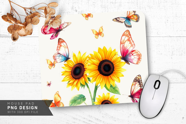 Golden Rustic Charm Mousepad Sublimation Regulrcrative 