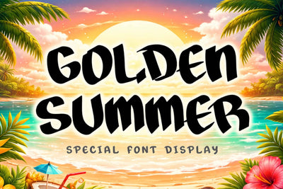 Golden Summer Font Prasetya Letter 