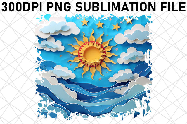 Golden Sunset Sublimation Print Sublimation afrosvg 