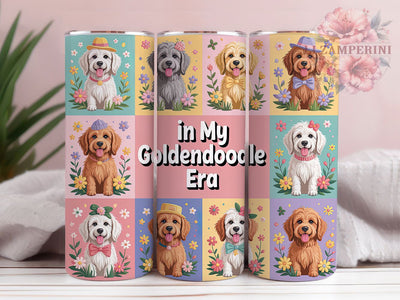 Goldendoodle In My Era Tumbler, In My Era, Dog Lover, Whimsical Art, Playful Design, 20Oz Tumbler, Sublimation Wrap Sublimation Li Zamperini 