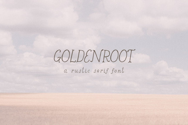 Goldenroot Serif Font Font Beck McCormick 