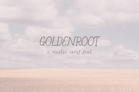 Goldenroot Serif Font Font Beck McCormick 