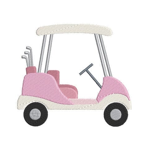 Golf Cart Embroidery Design Embroidery/Applique DESIGNS Creatively Embroidery 