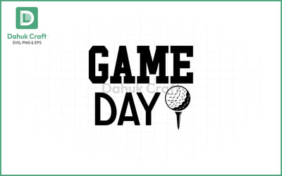 Golf Game Day SVG – Swing Ready SVG PNG & EPS V5 SVG dahukdesign 