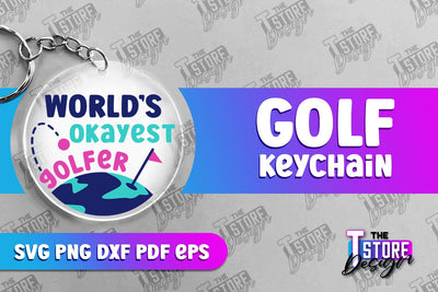 Golf Keychain | Golf Quotes SVG Design | Print Design | SVG File SVG The T Store Design 