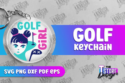 Golf Keychain | Golf Quotes SVG Design | Print Design | SVG File SVG The T Store Design 