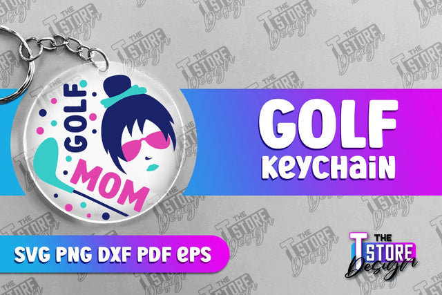 Golf Keychain | Golf Quotes SVG Design | Print Design | SVG File SVG The T Store Design 