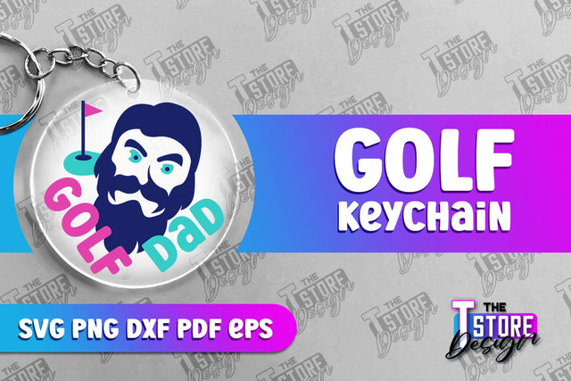 Golf Keychain | Golf Quotes SVG Design | Print Design | SVG File SVG The T Store Design 
