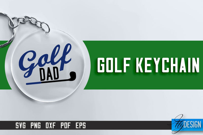 Golf Keychain SVG | Golf Quotes Design | Funny Quotes SVG SVG Fly Design 