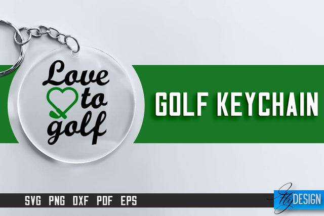 Golf Keychain SVG | Golf Quotes Design | Funny Quotes SVG SVG Fly Design 