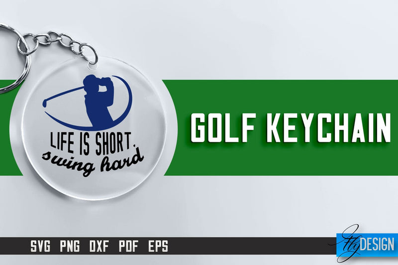Golf Keychain SVG | Golf Quotes Design | Funny Quotes SVG SVG Fly Design 