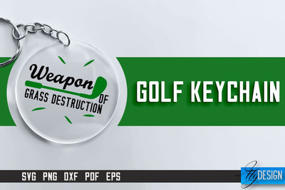 Golf Keychain SVG | Golf Quotes Design | Funny Quotes SVG SVG Fly Design 