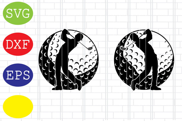Golf Man Ball Svg, Golf Svg, Golf team Svg, golf club Svg, Jpg, Eps, Dxf Files SVG DigitalSvgFiles 