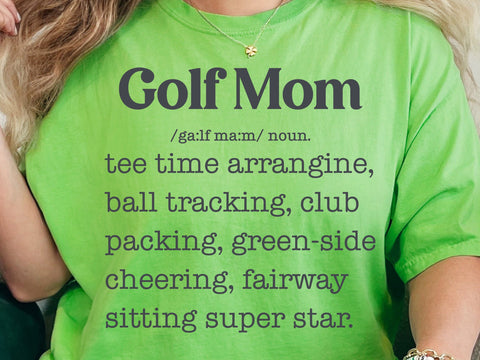 Golf Mom Definition Svg, Golf Mom Shirt Svg SVG DesignDestine 