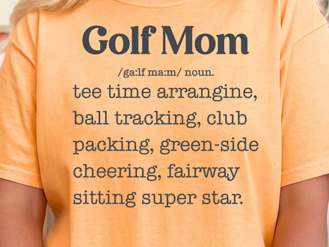 Golf Mom Definition Svg, Golf Mom Shirt Svg SVG DesignDestine 