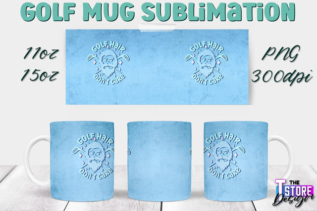 Golf Mug Sublimation | 11 Oz 15 Oz Mug Sublimation | PNG File Sublimation The T Store Design 