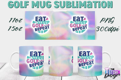 Golf Mug Sublimation | 11 Oz 15 Oz Mug Sublimation | PNG File Sublimation The T Store Design 