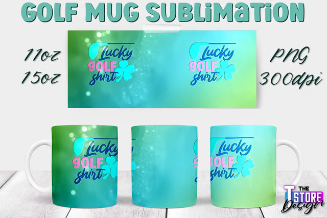 Golf Mug Sublimation | 11 Oz 15 Oz Mug Sublimation | PNG File Sublimation The T Store Design 