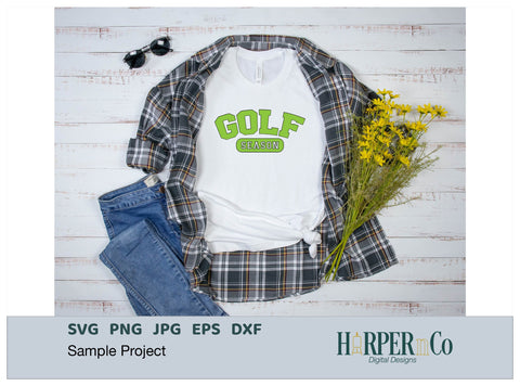 Golf Season Laser SVG EPS Cut File SVG HarperNCo 
