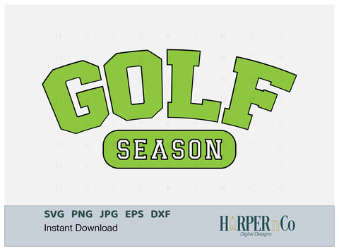 Golf Season Laser SVG EPS Cut File SVG HarperNCo 