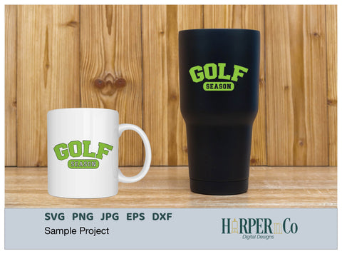 Golf Season Laser SVG EPS Cut File SVG HarperNCo 