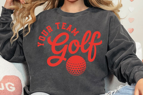 Golf Team SVG, Golf Mom Svg, Golf Dad Shirt Template Svg SVG DesignDestine 