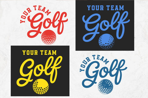 Golf Team SVG, Golf Mom Svg, Golf Dad Shirt Template Svg SVG DesignDestine 