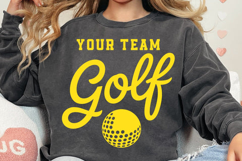 Golf Team SVG, Golf Mom Svg, Golf Dad Shirt Template Svg SVG DesignDestine 