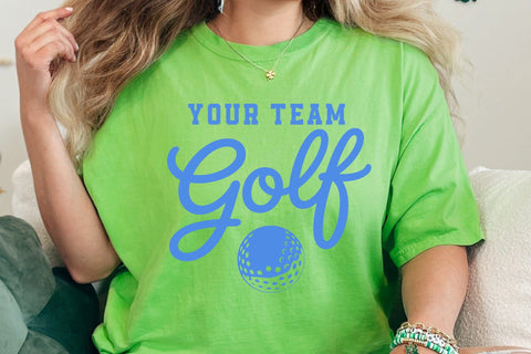 Golf Team SVG, Golf Mom Svg, Golf Dad Shirt Template Svg SVG DesignDestine 