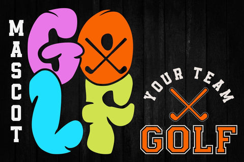 Golf Team SVG, Shirt Template, Cricut Silhouette Svg SVG DesignDestine 