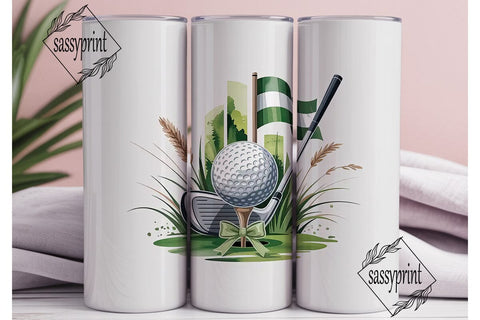 Golf Tumbler Wrap Design Sublimation sassyprint 