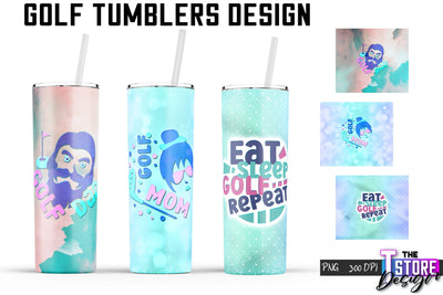 Golf Tumblers Wrap | PNG File | 300 DPI | Sport Quotes PNG Sublimation The T Store Design 