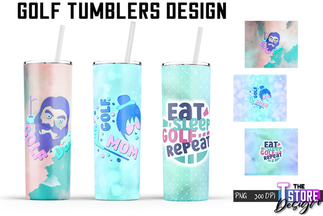 Golf Tumblers Wrap | PNG File | 300 DPI | Sport Quotes PNG Sublimation The T Store Design 