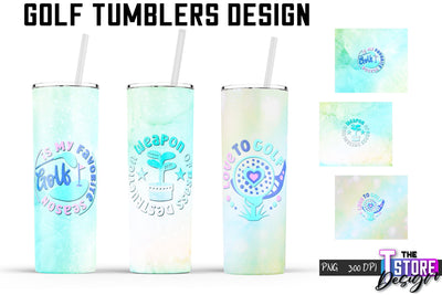 Golf Tumblers Wrap | PNG File | 300 DPI | Sport Quotes PNG Sublimation The T Store Design 