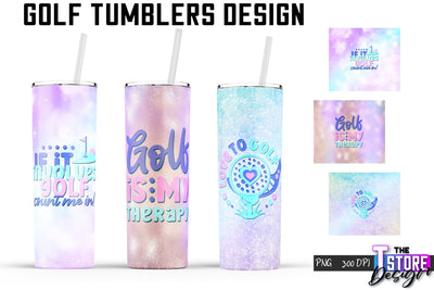 Golf Tumblers Wrap | PNG File | 300 DPI | Sport Quotes PNG Sublimation The T Store Design 