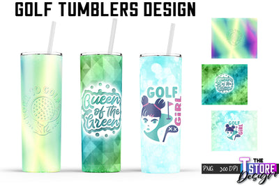 Golf Tumblers Wrap | PNG File | 300 DPI | Sport Quotes PNG Sublimation The T Store Design 