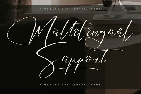Gomethina - Modern Calligraphy Font Font Letterena Studios 