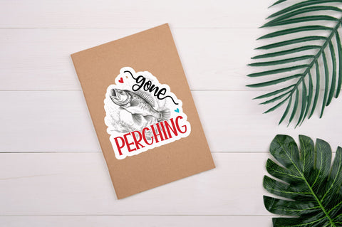 Gone perching Sticker Design Sublimation Regulrcrative 