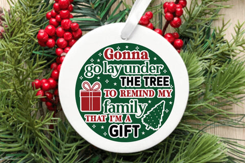 Gonna go lay under the tree to remind my family that i m a gift SVG Angelina750 
