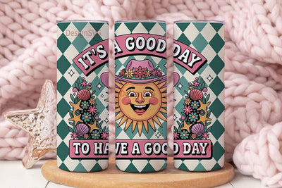 Good Day Sunshine 20oz Tumbler Wrap Sublimation DesignSVG 