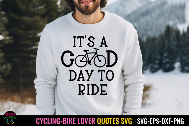 Good Day to Ride SVG I Cycling Shirt SVG I Bike Love SVG SVG Happy Printables Club 